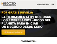 Tablet Screenshot of negozzio.com